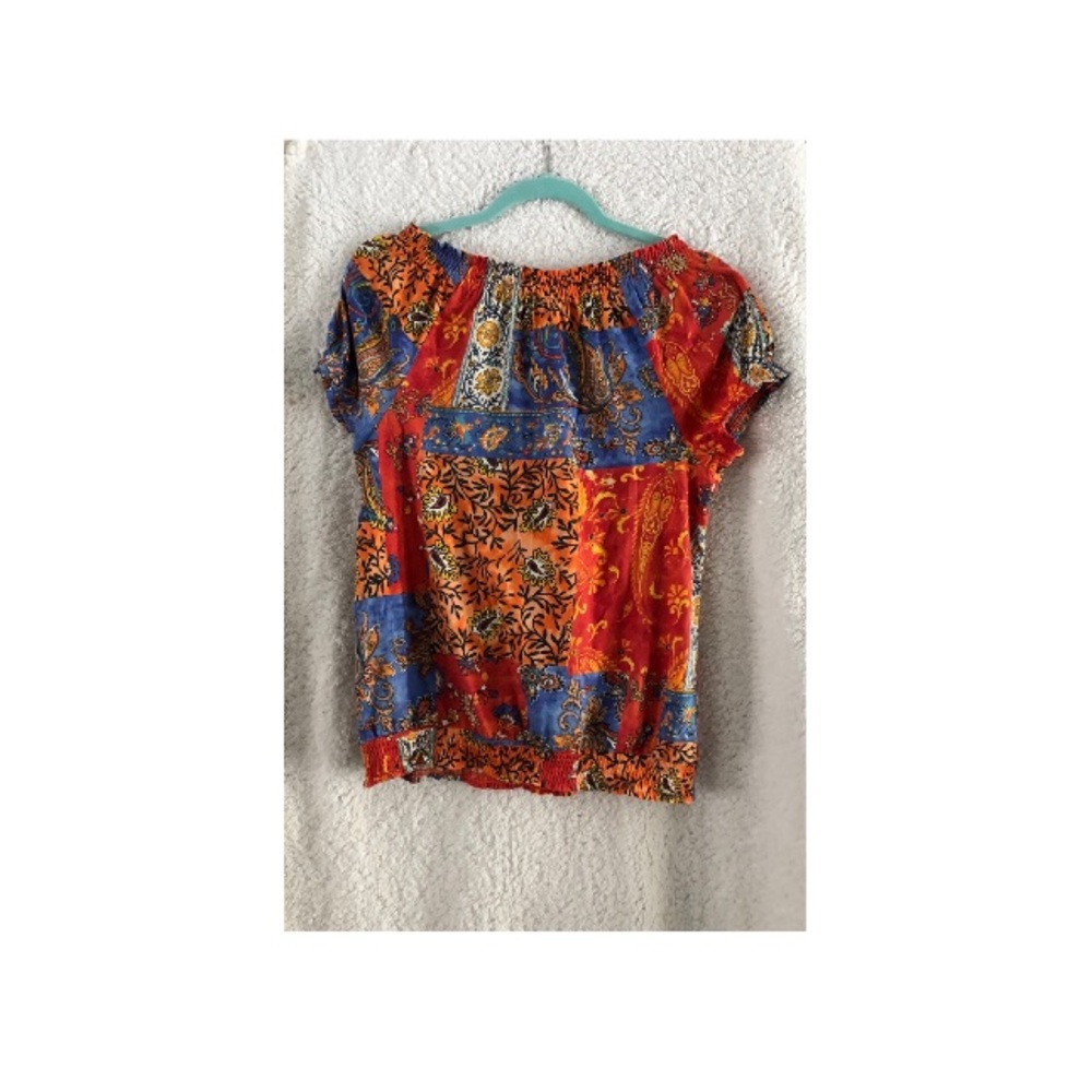 Boho chic patchwork top